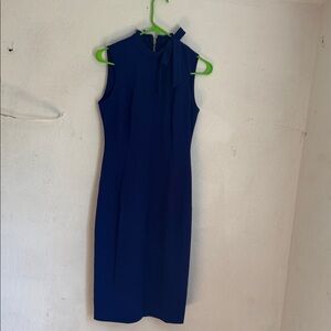 Calvin Klein Blue sleeveless Dress size 4 pre-owned